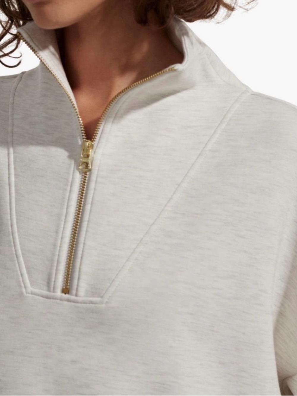 EUC Size M Varley Hawley Women's Half-Zip Pullover half zip Sweatshirt - Picture 3 of 13